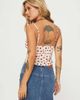 Princess Polly Princess Polly ribbon trim v neck cami top in cream rose floral print-Multi - 3