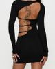 Princess Polly Princess Polly Rowin Cutout Long Sleeve Minidress - 4