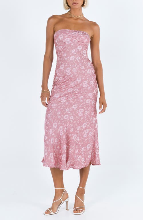 Princess Polly Princess Polly Salvin Floral Strapless Midi Dress