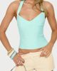 Princess Polly Princess Polly Sefina Bandage Halter Neck Top - 1
