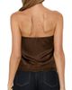 Princess Polly Princess Polly Sheyla Lace Trim Strapless Satin Top - 2