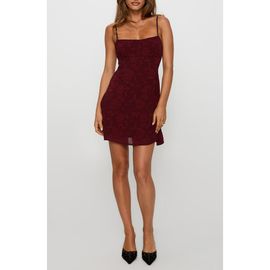 Princess Polly Princess Polly South of France Floral Burnout Minidress