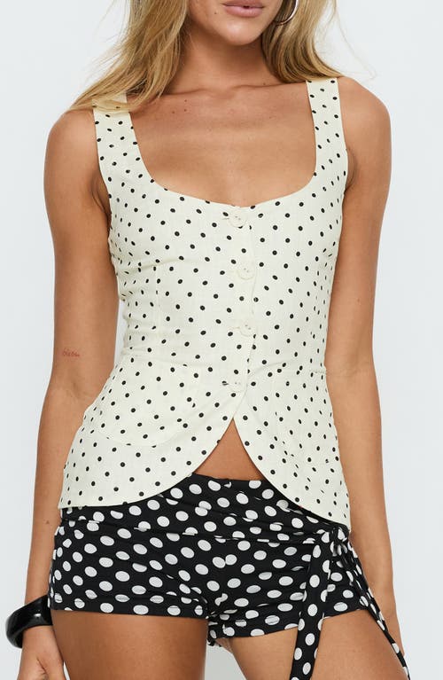 Princess Polly Princess Polly Spirito Polka Dot Vest Top