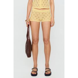 Princess Polly Princess Polly Sun Still Shines Pointelle Stitch Button-Up Top & Shorts Set