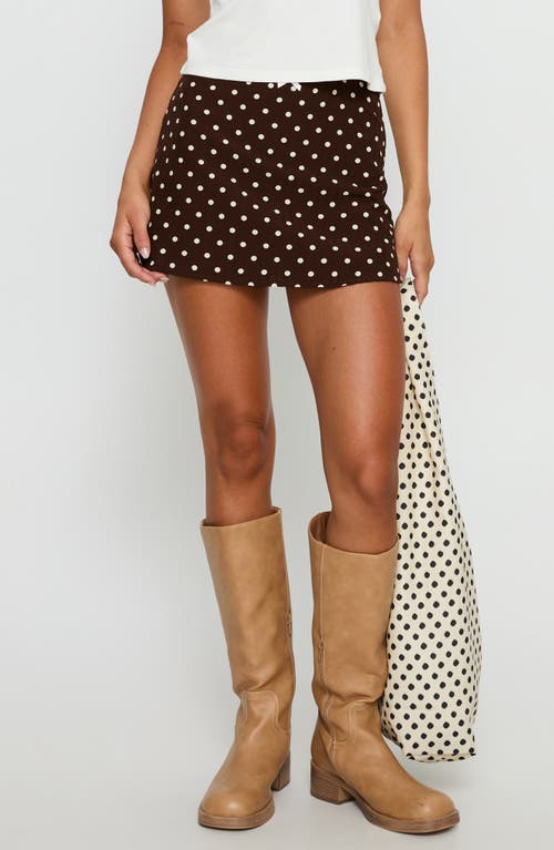 Princess Polly Princess Polly Tejano Polka Dot Miniskirt