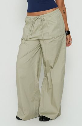 Princess Polly Princess Polly Toren Mid Rise Wide Leg Pants