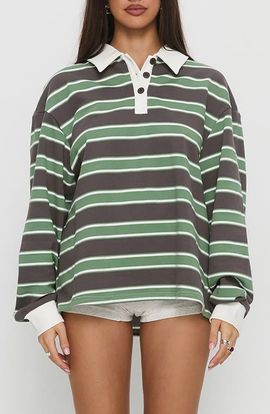 Princess Polly Princess Polly Tycen Rugby Sweater