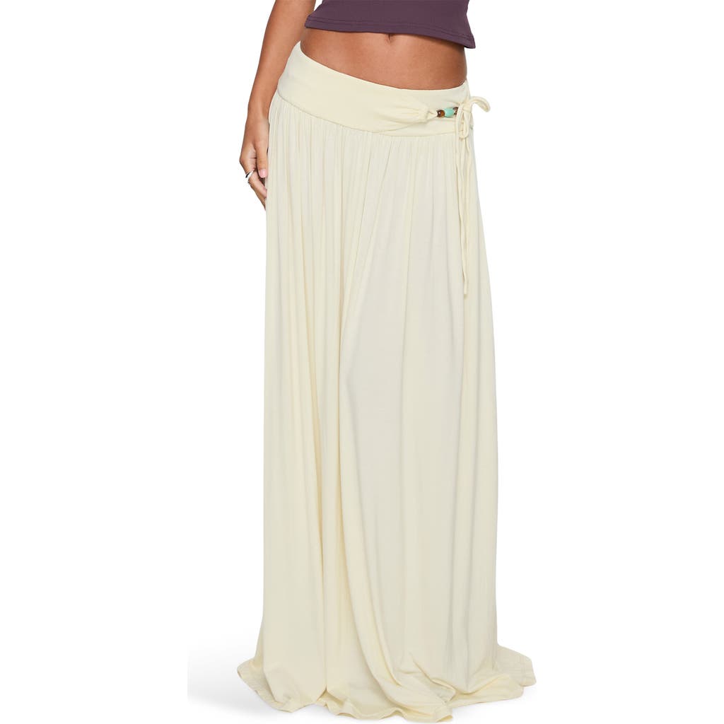 Princess Polly Princess Polly Velvet Storm Tie Detail Maxi Skirt