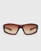 Princess Polly Rapp Sunglasses Brown - 1