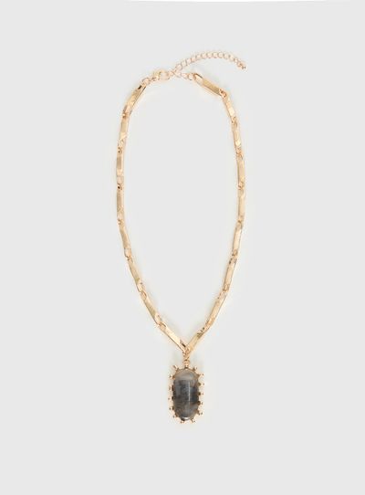 Princess Polly Read Your Mind Pendant Necklace Gold