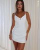 Princess Polly Romanzia V Neck Mini Dress White - 2