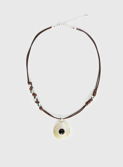 Princess Polly Saturn Returns Pendant Necklace Silver