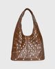 Princess Polly Savenna Stud Bag Brown - 1