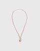 Princess Polly Sayge Lock Necklace Gold - 1