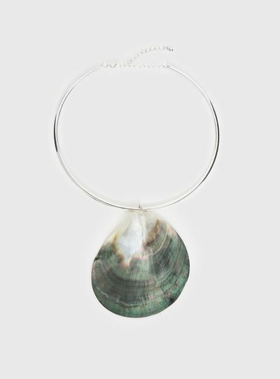 Princess Polly Soreia Shell Necklace Silver