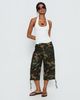 Princess Polly Vancer Longline Cargo Shorts Camo - 1