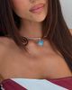 Princess Polly Vanita Necklace Silver / Turquoise - 2