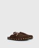 Princess Polly Way Life Goes Stud Detail Clogs Chocolate - 1