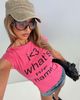Princess Polly What's His Name Graphic Top Hot Pink - 2