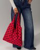 Princess Polly Worth My Time Oversized Tote Bag Red / Black Polka - 2