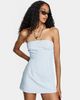 Princess Polly Yumiko Strapless Playsuit Blue Stripe - 2
