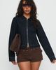 Princess Polly Yuritzi Denim Jacket Indigo - 1