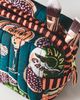 Printfresh Champagne & Caviar Peacock Feather Quilted Pouch - 2