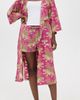Printfresh Printfresh Bagheera Long Robe Hot Pink - 5