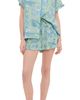 Printfresh Printfresh Satin Ruffle Pajama Set Sea Foam - 1