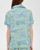 Printfresh Printfresh Satin Ruffle Pajama Set Sea Foam - 3
