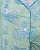 Printfresh Printfresh Satin Ruffle Pajama Set Sea Foam - 6