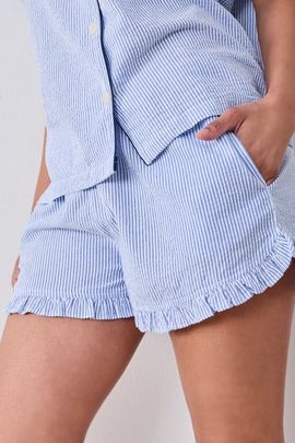 Printfresh Printfresh Seersucker Ruffle Short Set