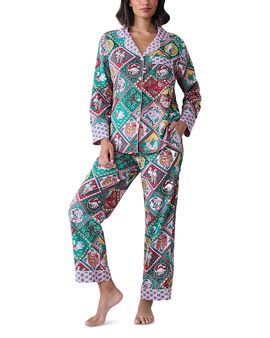 Printfresh Printfresh Vintage Holiday Cotton Flannel Pajama Set