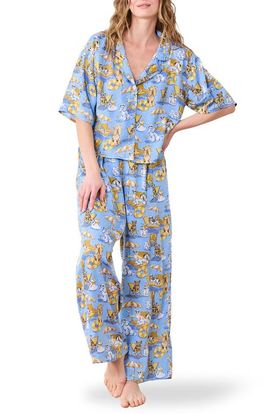 Printfresh Printfresh Wildest Dreams Satin Pajamas