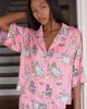 Printfresh Spa Day Cosmic Satin Pajama Set - 2