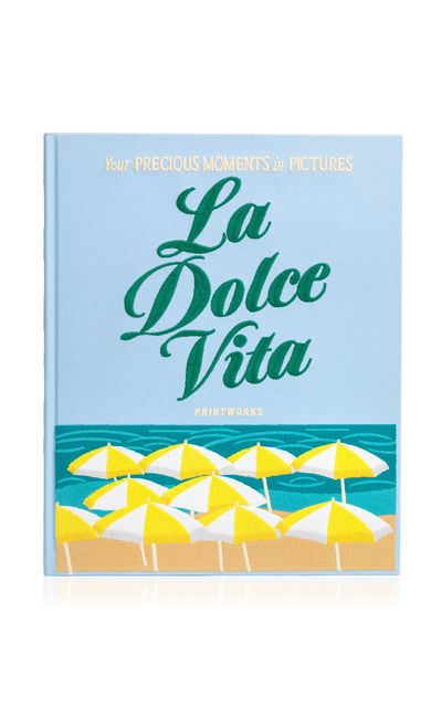Printworks Printworks Dolce Vita Embroidered Photo Album Blue