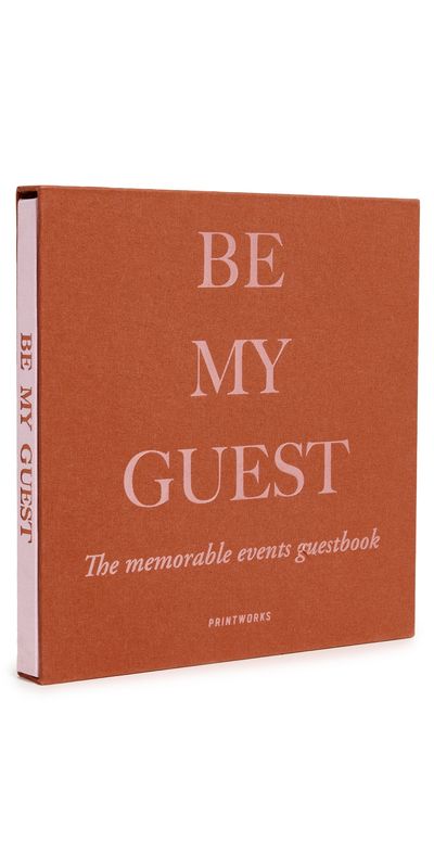 Printworks Printworks Guest Book Rust/Pink One