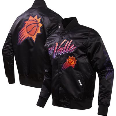 PRO STANDARD Men's Pro Standard Black Phoenix Suns 2023/24 City Edition Satin Full-Snap Jacket 