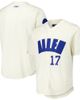 PRO STANDARD Men's Pro Standard Josh Allen Cream Buffalo Bills Name & Number Triple Tonal Button-Up Baseball Jersey  - 1