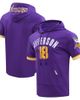 PRO STANDARD Men's Pro Standard Justin Jefferson Purple Minnesota Vikings Player Name & Number Hoodie T-Shirt  - 1