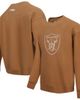 PRO STANDARD Men's Pro Standard Maxx Crosby Brown Las Vegas Raiders Pullover Crewneck Sweatshirt  - 1