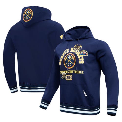 PRO STANDARD Men's Pro Standard Navy Denver Nuggets Area Code Pullover Hoodie 