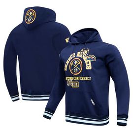 PRO STANDARD Men's Pro Standard Navy Denver Nuggets Area Code Pullover Hoodie 