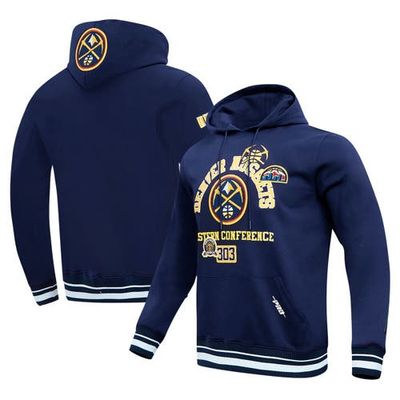 PRO STANDARD Men's Pro Standard Navy Denver Nuggets Area Code Pullover Hoodie 