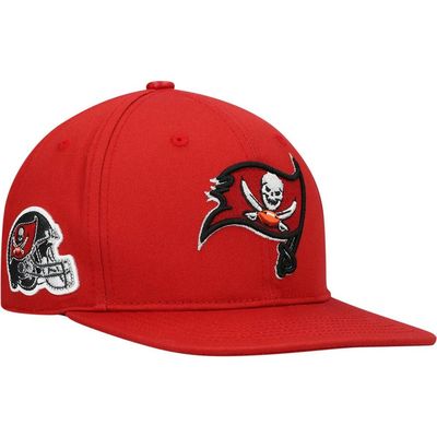 PRO STANDARD Men's Pro Standard Red Tampa Bay Buccaneers Logo II Snapback Hat 