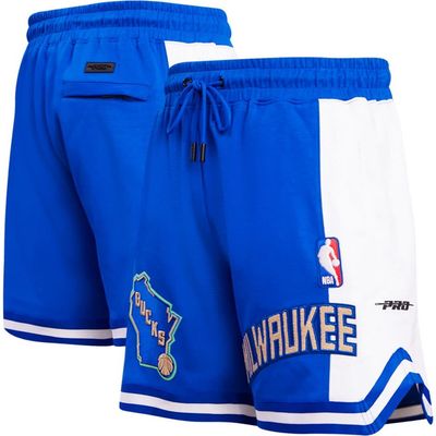 PRO STANDARD Men's Pro Standard Royal Milwaukee Bucks 2023/24 City Edition DK Shorts 