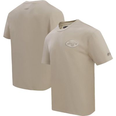 PRO STANDARD Men's Pro Standard Tan New York Jets Drop Shoulder T-Shirt 