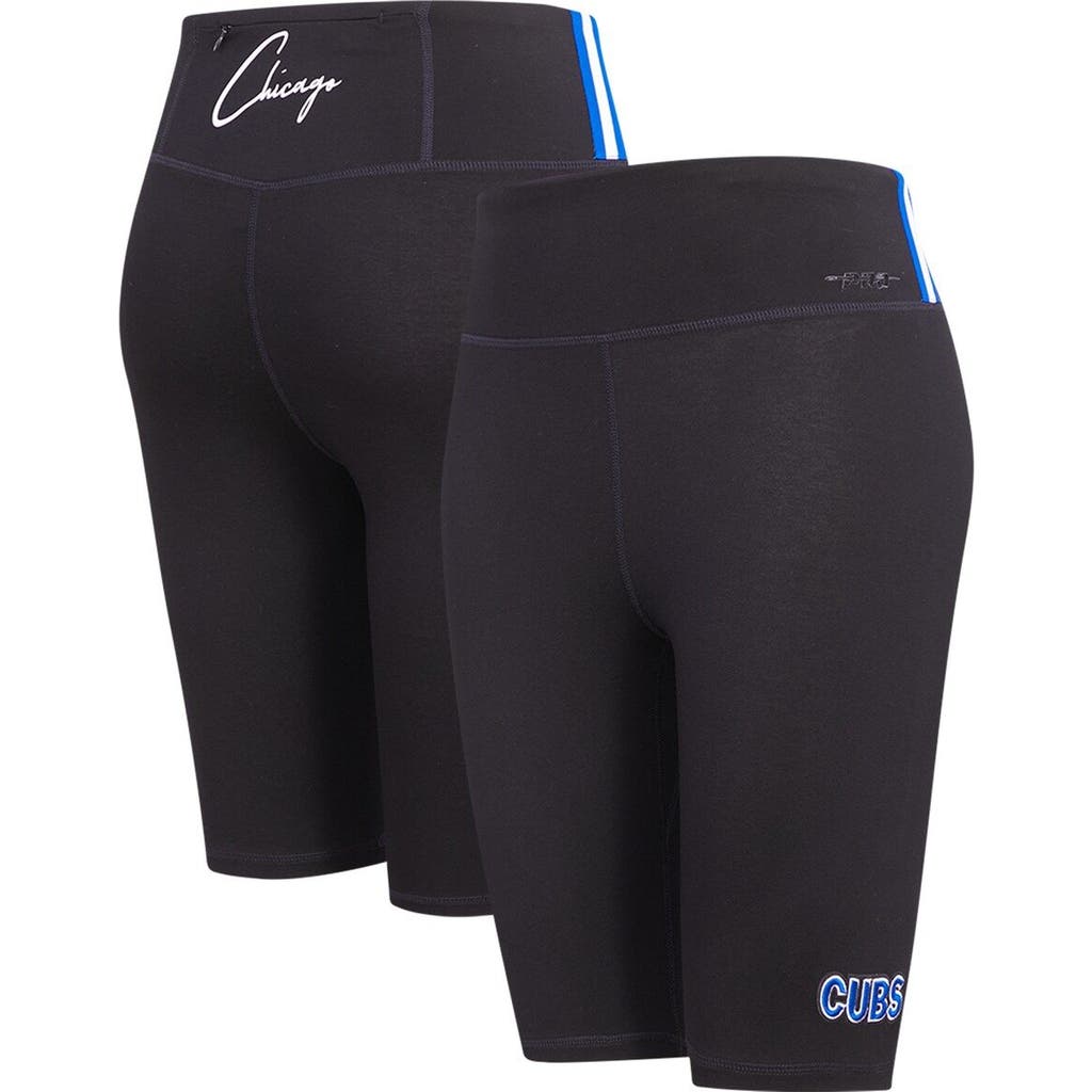 PRO STANDARD Women's Pro Standard Black Chicago Cubs City Scape Bike Shorts 