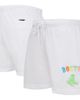 PRO STANDARD Women's Pro Standard White Boston Red Sox Washed Neon Shorts  - 1