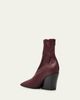 Proenza Schouler 70mm Slant Stretch Leather Ankle Boots - 2